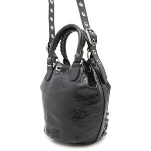 Balenciaga Bucket Black Cagole Le shoulder handbag bag